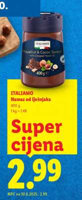 ITALIAMO Namaz od lješnjaka