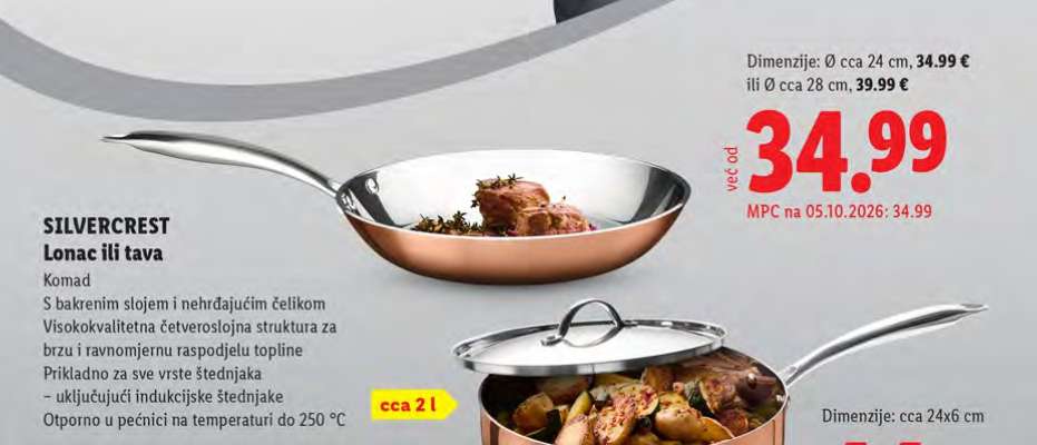 SILVERCREST Lonac ili tava