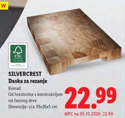 SILVERCREST Daska za rezanje