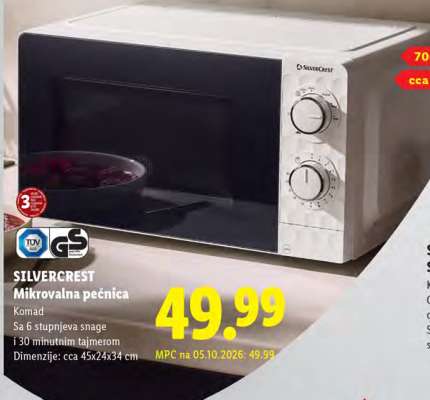 SILVERCREST Mikrovavna pećnica