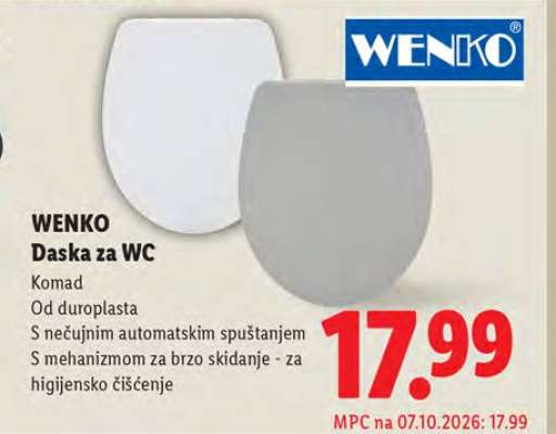 WENKO Daska za WC