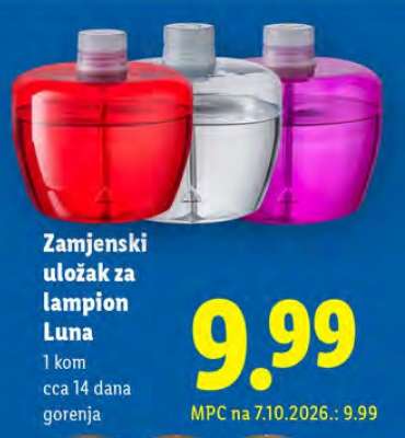 Zamjenski uložak za lampion Luna