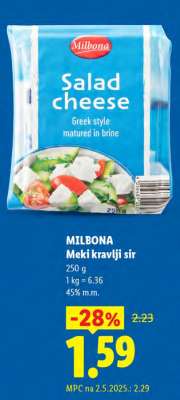 Milbona Meki kravlji sir