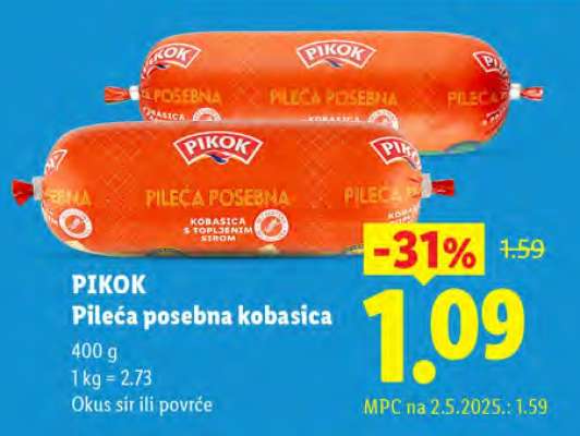Pileća posebna kobasica,