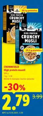 CROWNFIELD High protein muesli