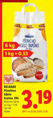 Belbake Pšenično bijelo brašno XXL