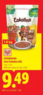 Lino Čokolino XXL