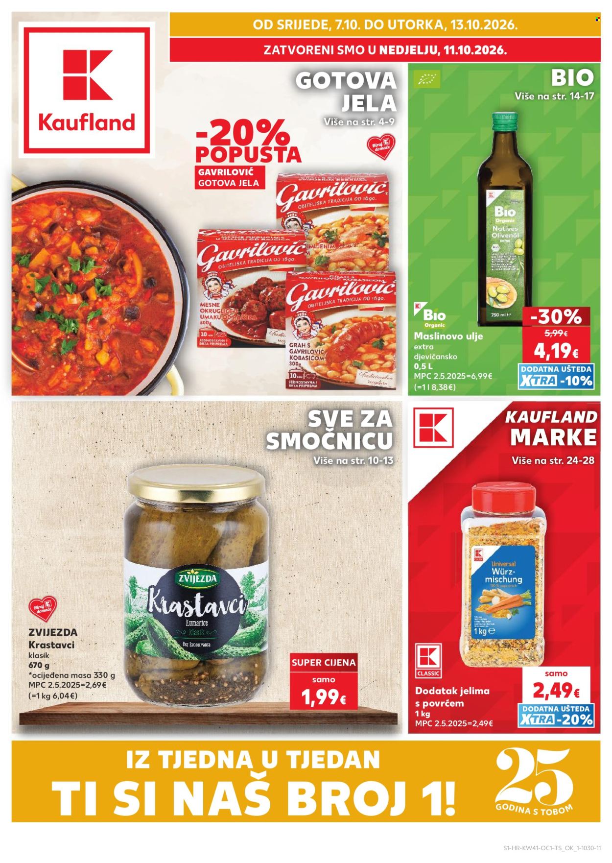 Kaufland katalog - 07.10.2026. - 13.10.2026. Stranica 1