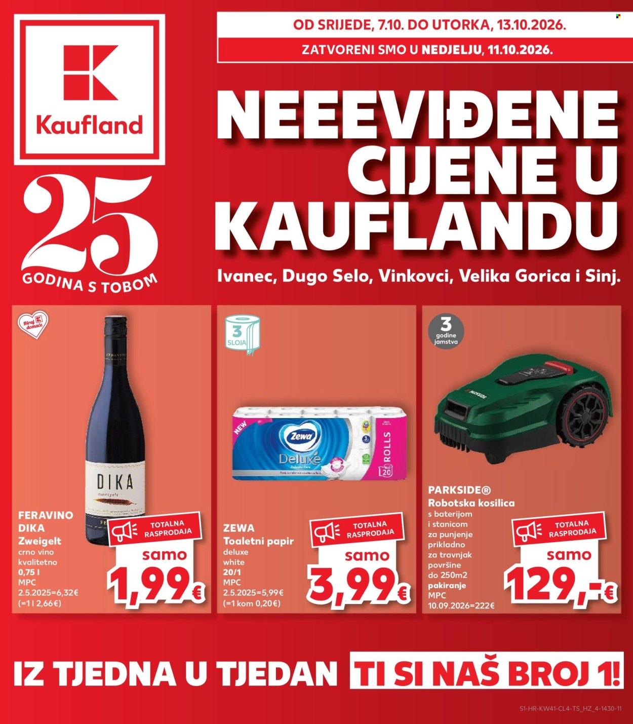 Kaufland katalog - 07.10.2026. - 13.10.2026. Stranica 1