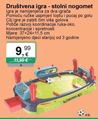 Društvena igra - stolni nogomet