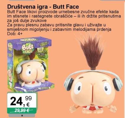 Društvena igra - Butt Face