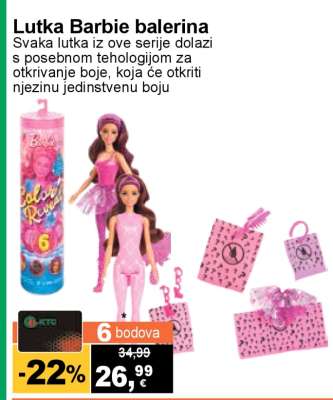 LUTKA BARBIE BALERINA