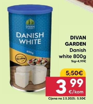 DIVAN GARDEN Danish White 800g