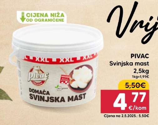 PIVAC Svinjska mast