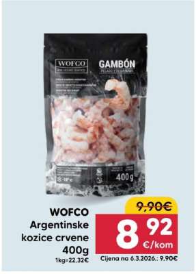 WOFCO Argentinske kozice crvene