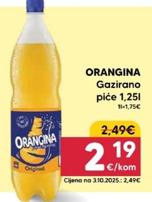 ORANGINA gazirano piće, 1,25L
