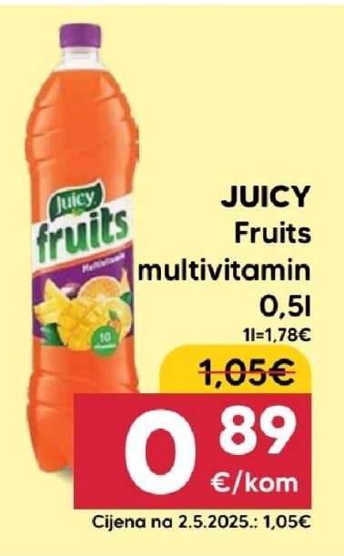 JUICY Fruits multivitamín