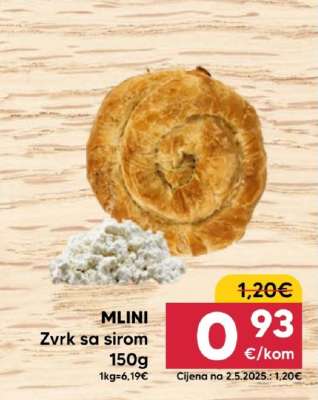 MLINI Zvrk sa sirom