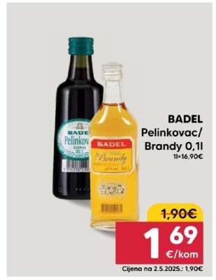 BADEL Pelinkovac/Brandy 0,1l