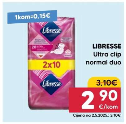 LIBRESSE Ultra clip normal duo