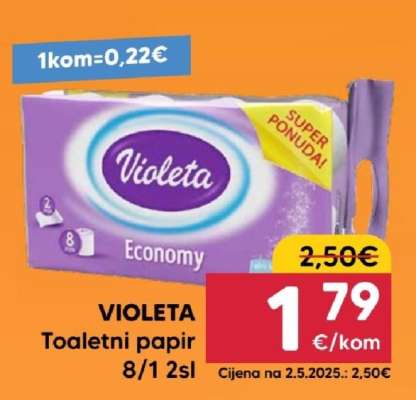 VIOLETA TOALETNI PAPIR