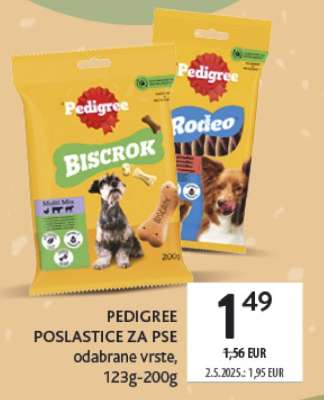 Pedigree POSLASTICE ZA PSE