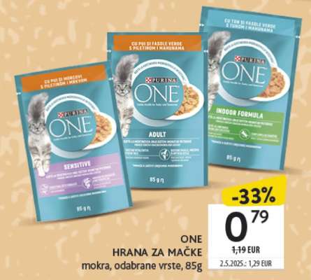 One Hrana za mačke