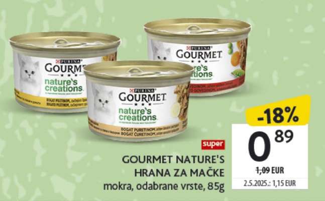 GOURMET NATURE'S HRANA ZA MAČKE