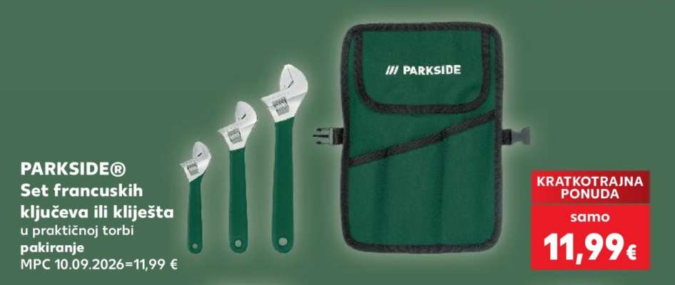 PARKSIDE® Set francuskih ključeva ili kliješta