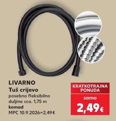 LIVARNO Tuš crijevo