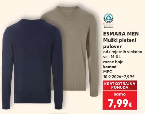 ESMARA MEN Muški pleteni pulover