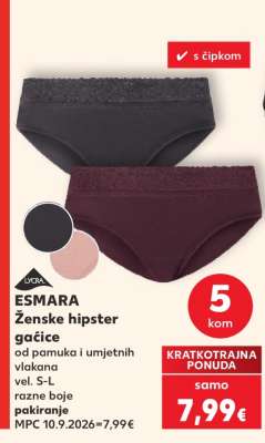 ESMARA Ženske hipster gaćice