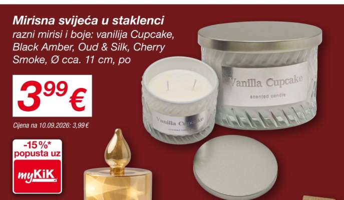 Mirisna svijeća u staklenci