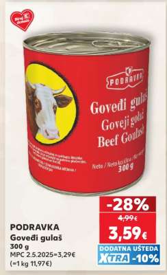 PODRAVKA Goveđi gulaš 300 g