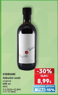 CIDRANI Jabučni ocat original 500 ml