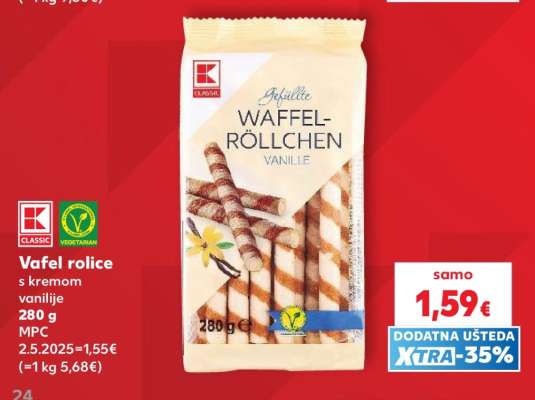 Vafel rolice