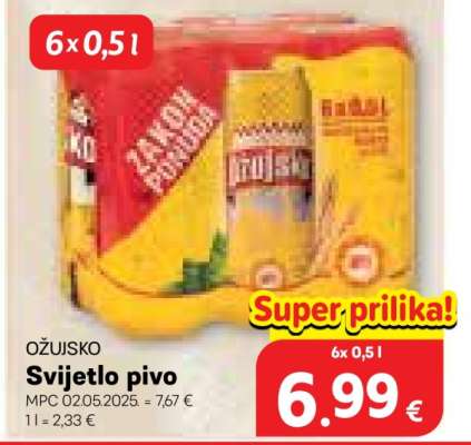 OŽUJSKO Svijetlo pivo