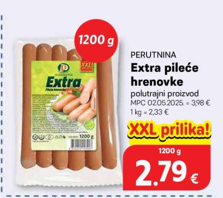 Extra Pileće hrenovke
