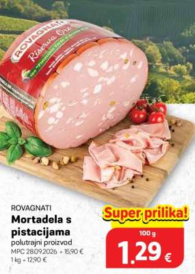 MORTADELA S PISTACIJAMA