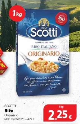 SCOTTI RIŽA ORIGINARIO