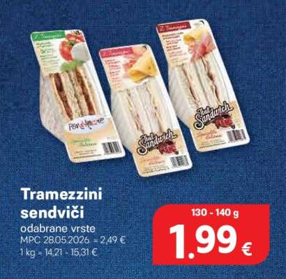 Tramezzini sendviči