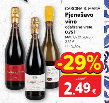 CASCINA S. MARIA Pjenušavo vino