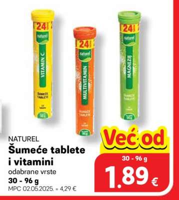 Šumeće tablete i vitamini