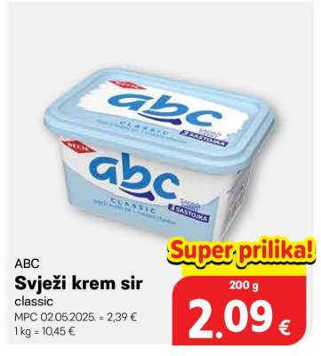ABC Svježi krem sir classic