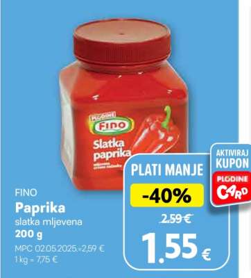Paprika slatka mljevena 200 g