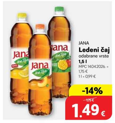 JANA Ledeni čaj odabrane vrste 1,5 l