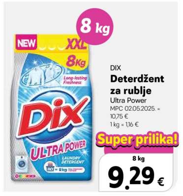 DIX Deterdžent za rublje Ultra power