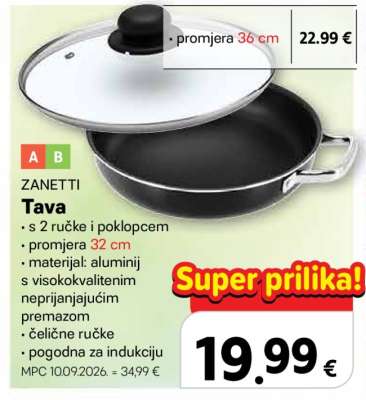 ZANETTI Tava