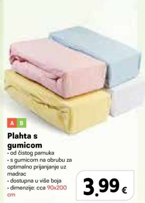 Plahta s gumicom