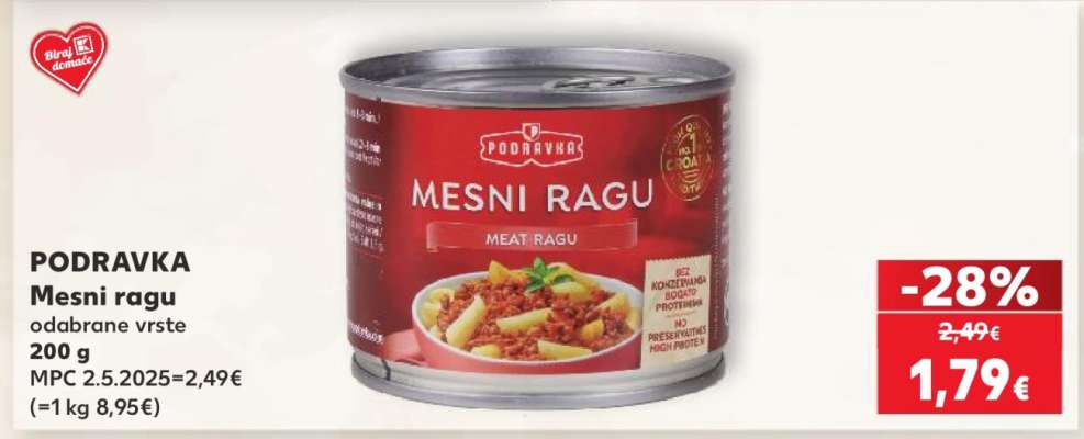 PODRAVKA MESNI RAGU